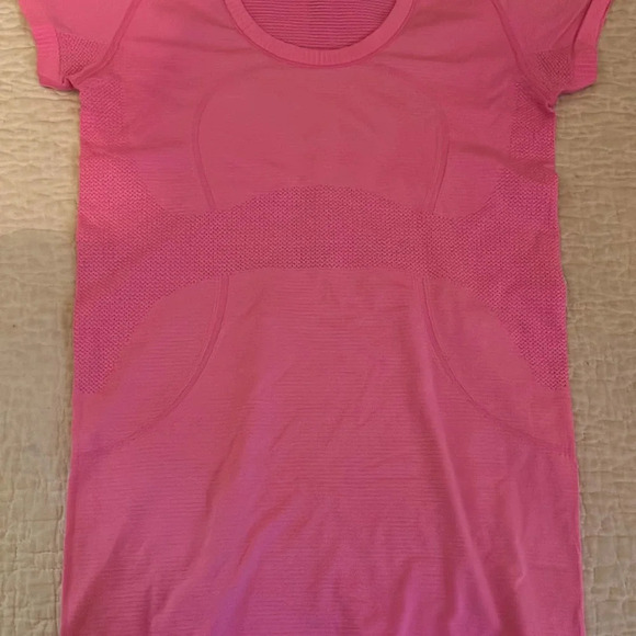 Lululemon Swiftly Tech Short Sleeve Pink 8 - Picture 4 of 7